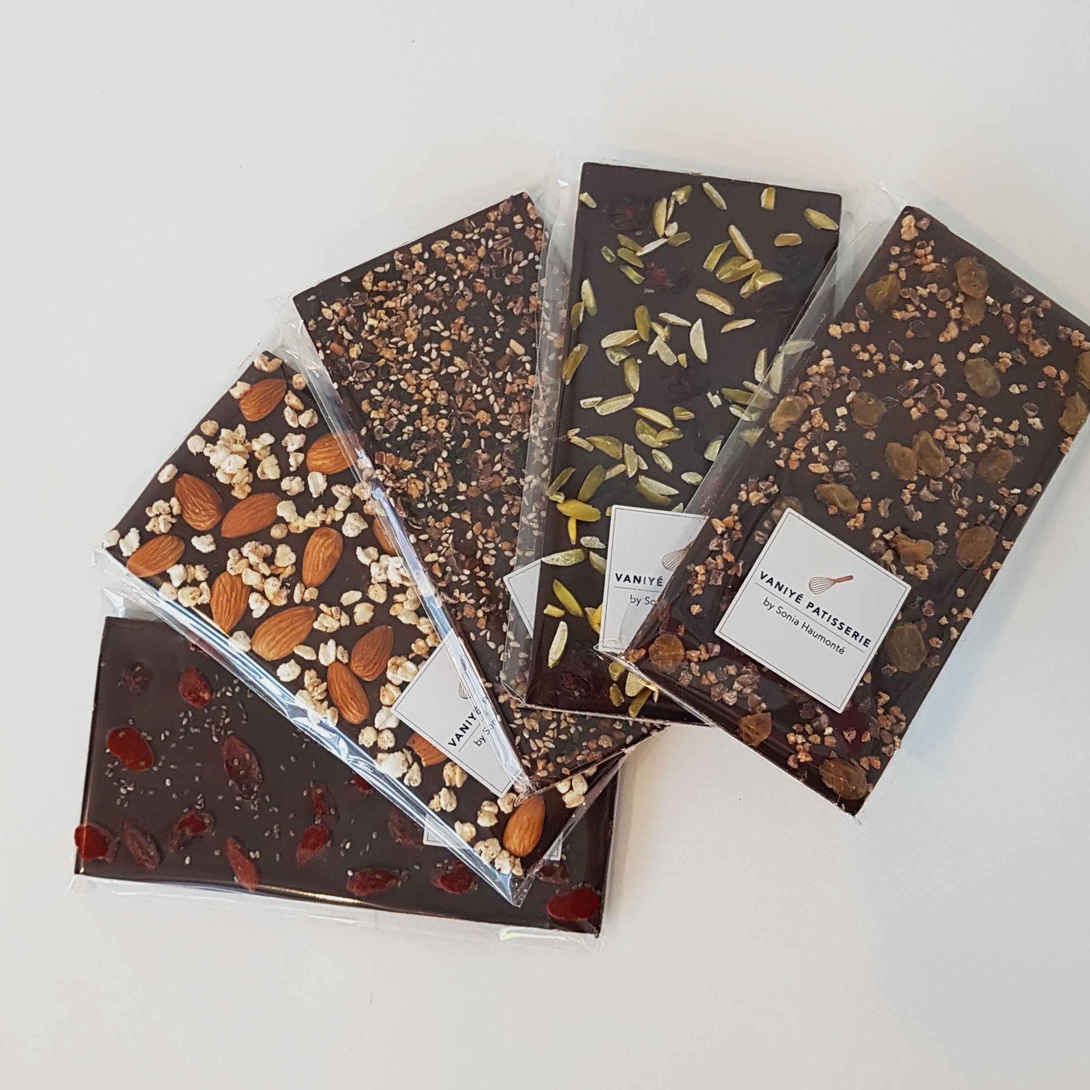 Valrhona Dark Chocolate Tablette | Dried fruits | Gluten free