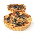 Load image into Gallery viewer, Savoury tart | Mushroom and smoked Havarti cheese | Vegetarian
